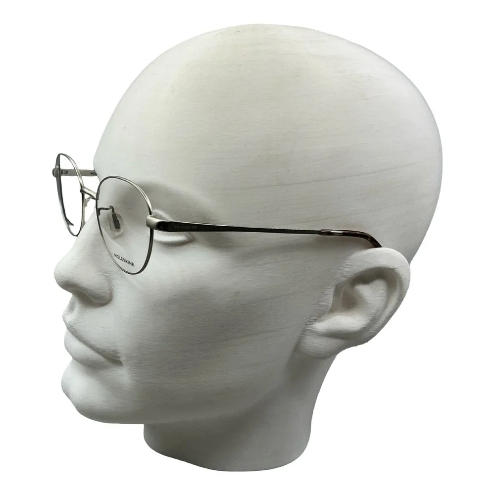 Moleskine MO2108 19 Gunmetal Negro Universal Fit Round Eyeglasses Frames